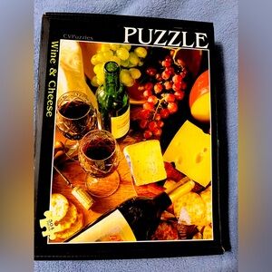 Wine and cheese 604 piece puzzle
